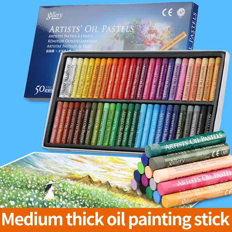Buy The Best By Artsulli - Art is Long Life Short - MUNGYO Artist Soft Oil Pastel Set Professional Painting Drawing Graffiti Crayons