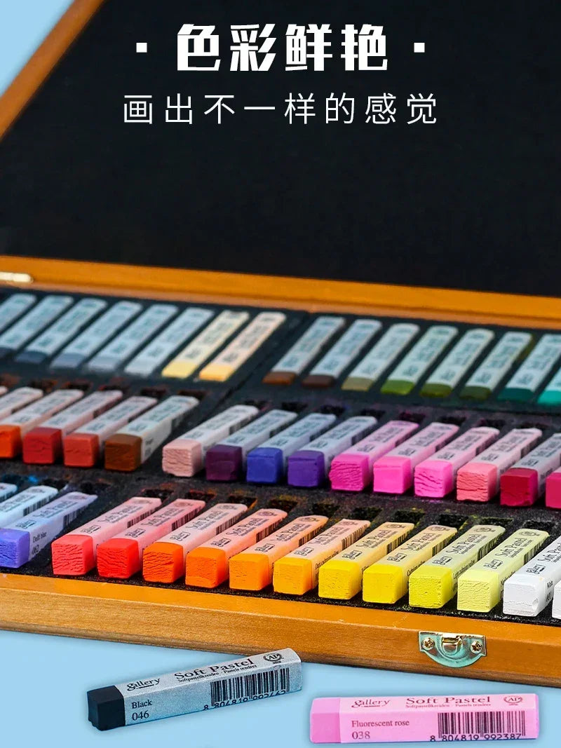 Buy The Best By Artsulli - Art is Long Life Short - Mungyo Gallery Soft Pastel Squares Chalk 24/36/48 Colors for Painting Drawing Blending