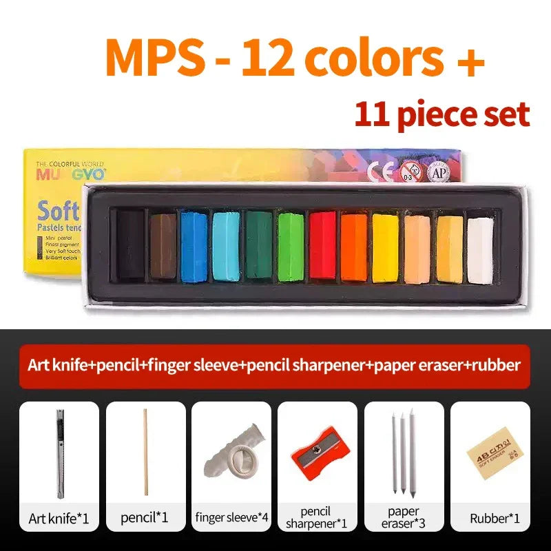 Buy The Best By Artsulli - Art is Long Life Short - MUNGYO Soft Pastels/Chalks/Sticks/Crayons for Artist Graffiti Drawing Coloring