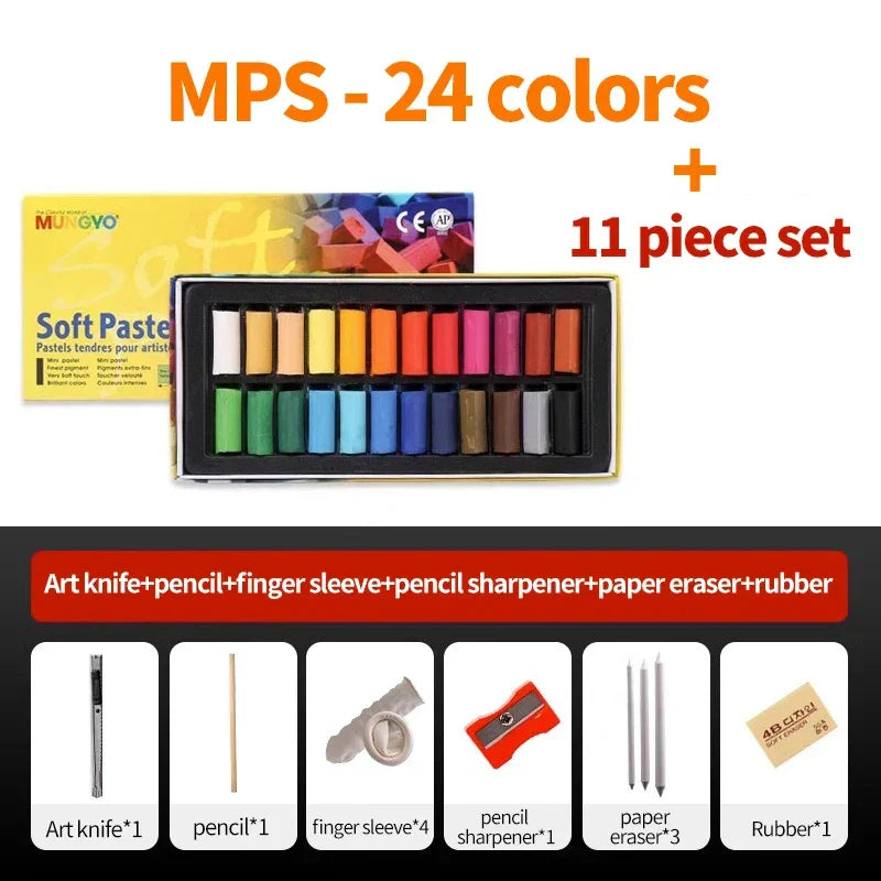 Buy The Best By Artsulli - Art is Long Life Short - MUNGYO Soft Pastels/Chalks/Sticks/Crayons for Artist Graffiti Drawing Coloring