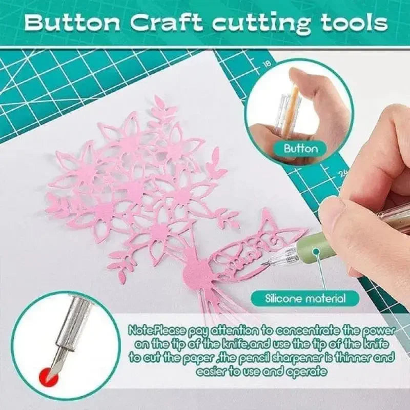 Buy The Best By Artsulli - Art is Long Life Short - New 10-1PC Utility Knife Pen Paper Cutter Stickers Scrapbooking Cutting Tool Express