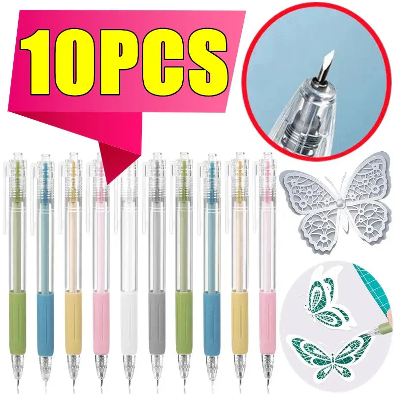 Buy The Best By Artsulli - Art is Long Life Short - New 10-1PC Utility Knife Pen Paper Cutter Stickers Scrapbooking Cutting Tool Express