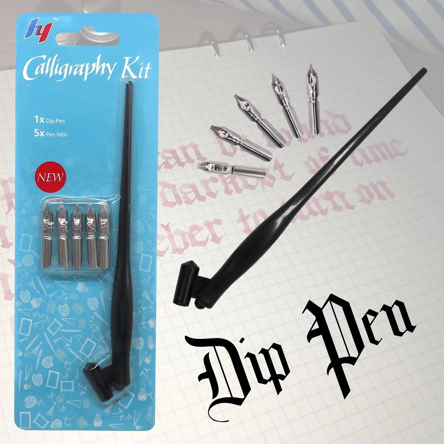 Buy The Best By Artsulli - Art is Long Life Short - New Arrival Dip Pen Manga Calligraphy Holder + 6 Nibs for Lettering Sketching Drawing