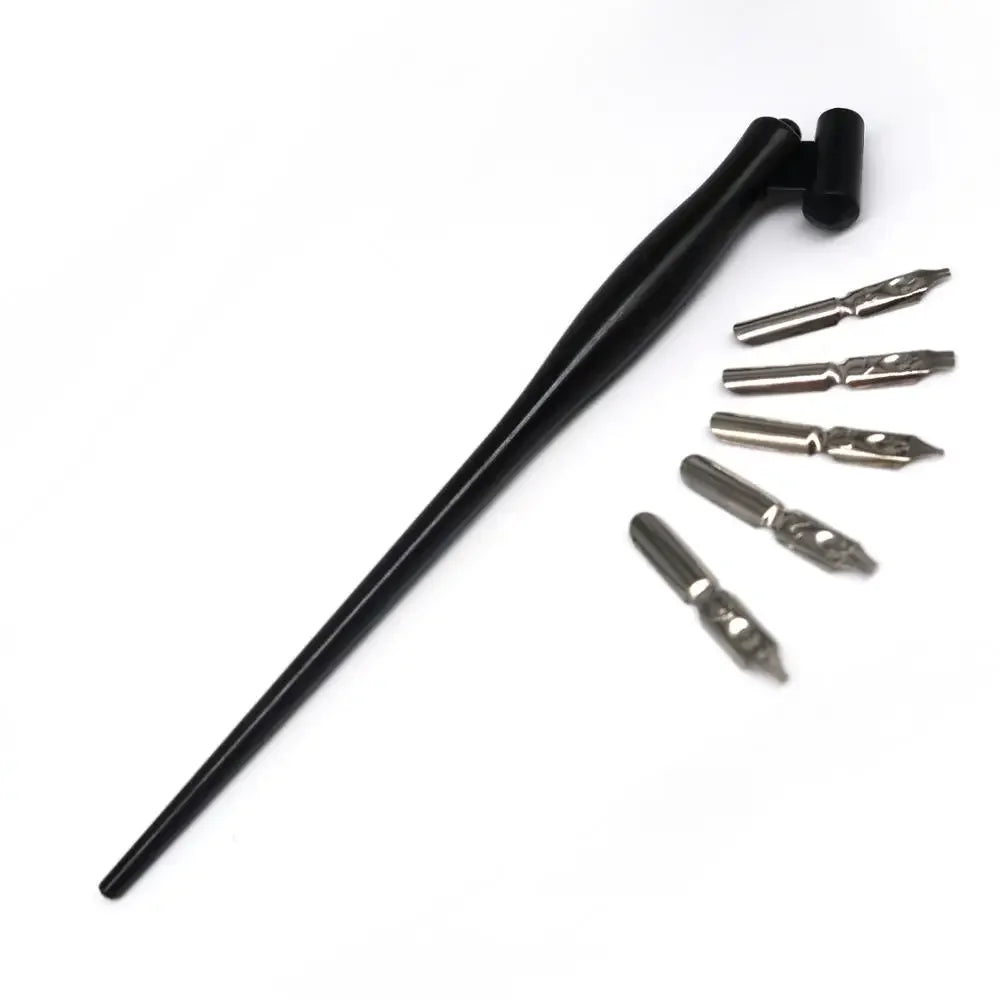 Buy The Best By Artsulli - Art is Long Life Short - New Arrival Dip Pen Manga Calligraphy Holder + 6 Nibs for Lettering Sketching Drawing