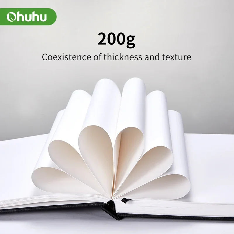 Buy The Best By Artsulli - Art is Long Life Short - Ohuhu Marker Pads Sketchbook Hardcover Notebook Student Painting Drawing Watercolor