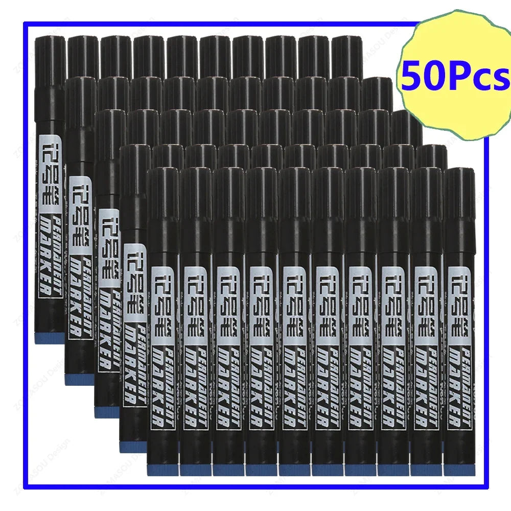 Buy The Best By Artsulli - Art is Long Life Short - Oil-based Marker Pen Waterproof Quick Dry Black Blue Red Ink Permanent for Metal Glass