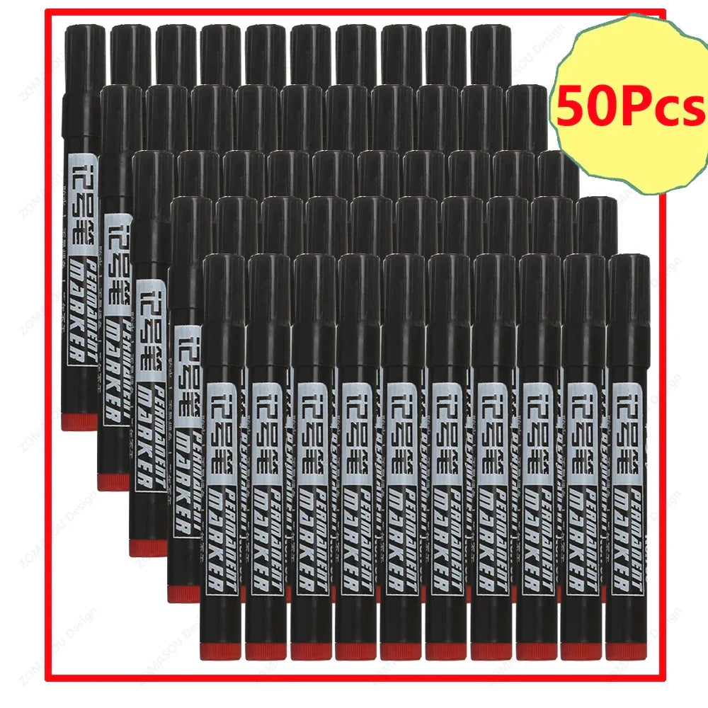 Buy The Best By Artsulli - Art is Long Life Short - Oil-based Marker Pen Waterproof Quick Dry Black Blue Red Ink Permanent for Metal Glass