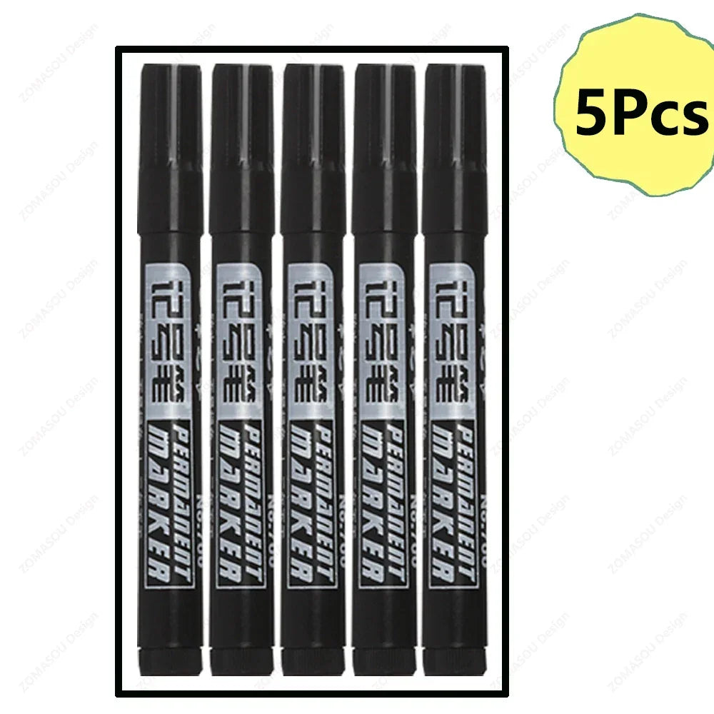 Buy The Best By Artsulli - Art is Long Life Short - Oil-based Marker Pen Waterproof Quick Dry Black Blue Red Ink Permanent for Metal Glass