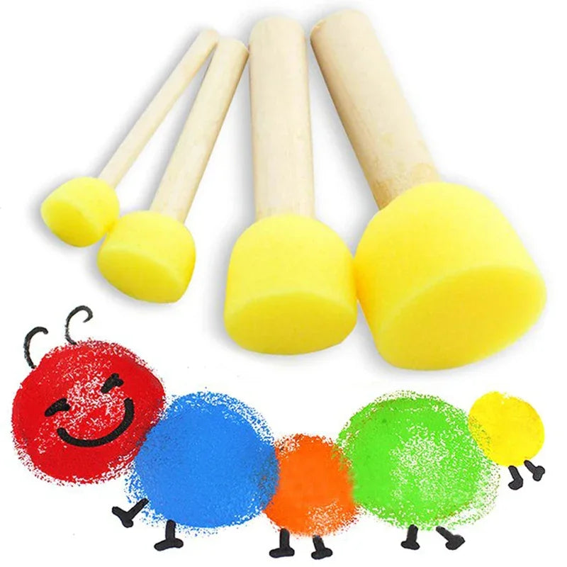 Buy The Best By Artsulli - Art is Long Life Short - Painting Sponge Brush Set EVA Stamp Children Drawing Toys Supplies Graffiti Roller