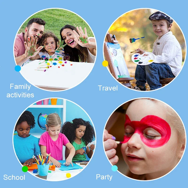 Buy The Best By Artsulli - Art is Long Life Short - Painting Sponge Brush Set EVA Stamp Children Drawing Toys Supplies Graffiti Roller