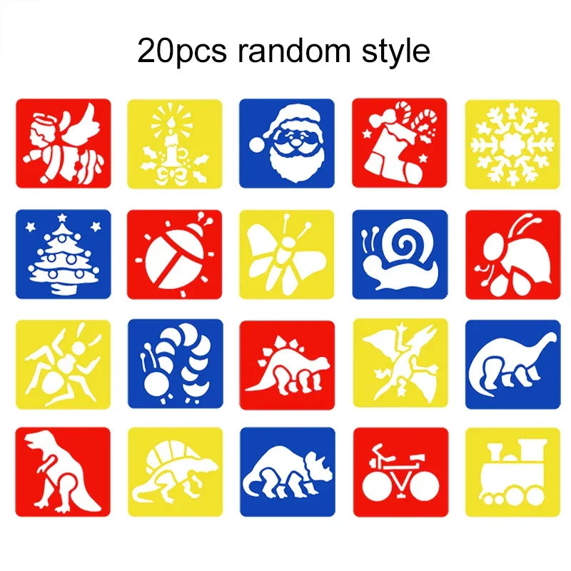 Buy The Best By Artsulli - Art is Long Life Short - Painting Sponge Seal Brush Kit Pigment Printing Cultural Education DIY Supplies Drawing