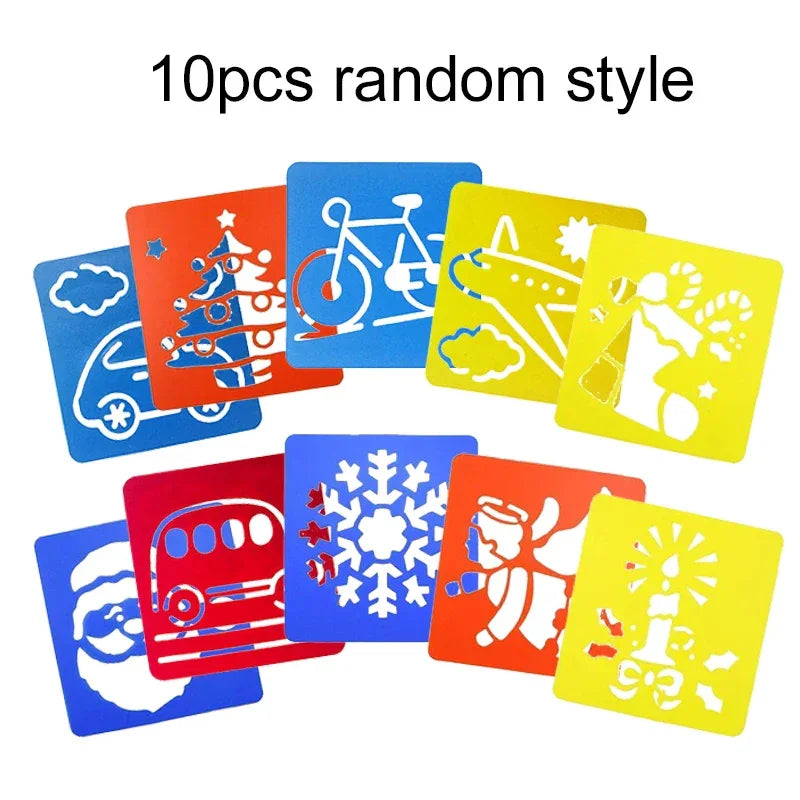 Buy The Best By Artsulli - Art is Long Life Short - Painting Sponge Seal Brush Kit Pigment Printing Cultural Education DIY Supplies Drawing