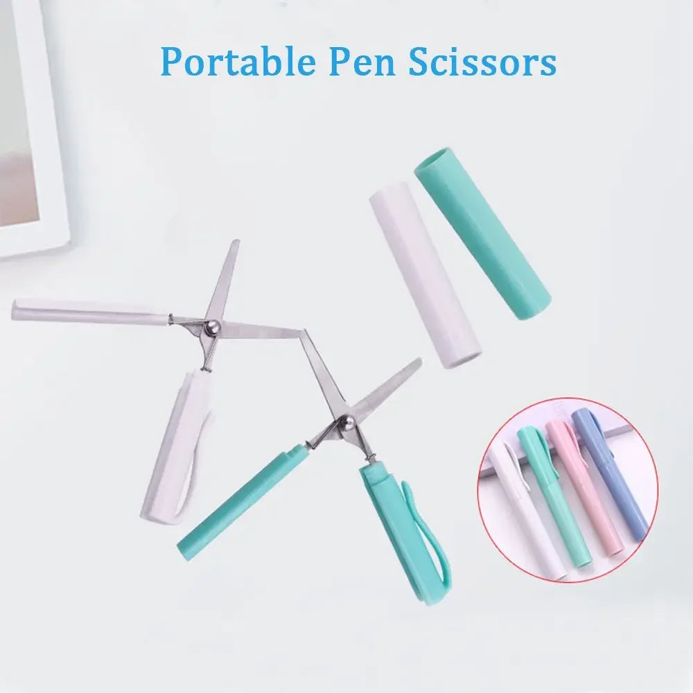 Buy The Best By Artsulli - Art is Long Life Short - Portable Multifunction DIY School Office Supplies Paper-Cutting Tool Folding Scissors