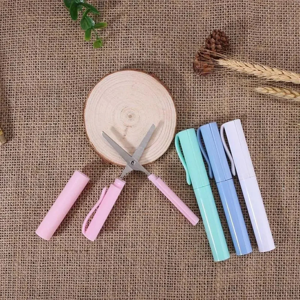 Buy The Best By Artsulli - Art is Long Life Short - Portable Multifunction DIY School Office Supplies Paper-Cutting Tool Folding Scissors