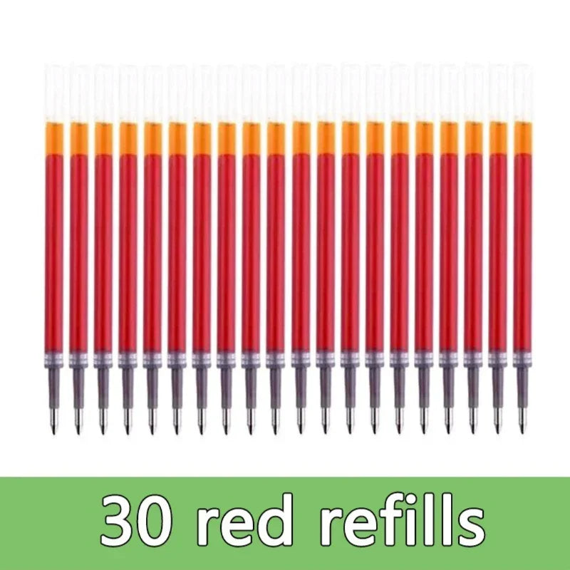 Buy The Best By Artsulli - Art is Long Life Short - Press Gel Pen Signature pens Blue Black Red Refill Bullet tip School office supplies