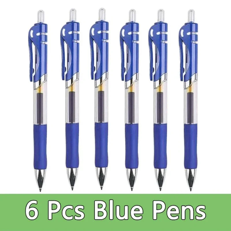 Buy The Best By Artsulli - Art is Long Life Short - Press Gel Pen Signature pens Blue Black Red Refill Bullet tip School office supplies