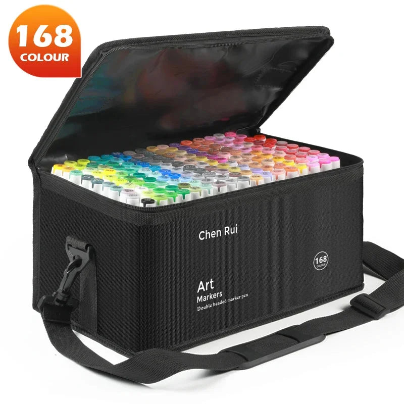 Buy The Best By Artsulli - Art is Long Life Short - Professional Marker Set Artist Drawing Alcohol Markers Dual Tip(Brush Tip + Broad Tip)