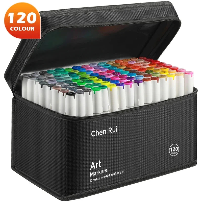 Buy The Best By Artsulli - Art is Long Life Short - Professional Marker Set Artist Drawing Alcohol Markers Dual Tip(Brush Tip + Broad Tip)
