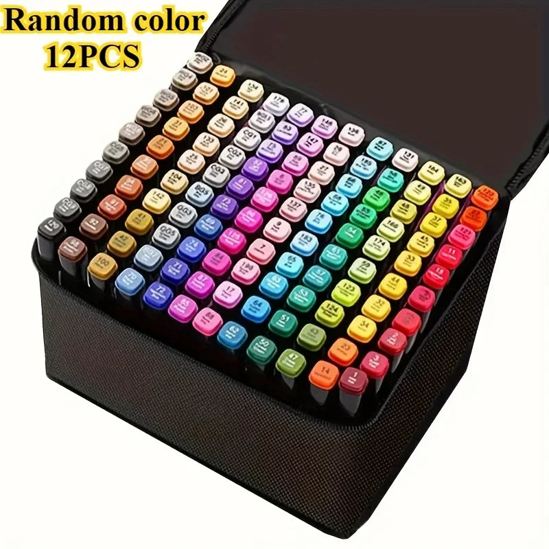 Buy The Best By Artsulli - Art is Long Life Short - Professional Permanent Sketch Markers – Colored Dual-Head Set for Illustrations &