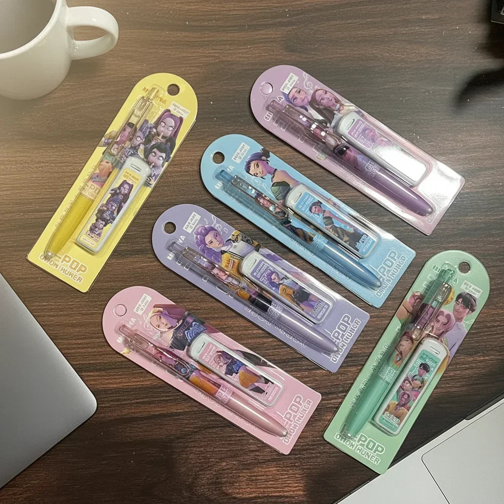 Buy The Best By Artsulli - Art is Long Life Short - Random 1/2/4pcs Kpop Demon Hunter Themed Automatic Pencil 0.5mm pencil grip Leads