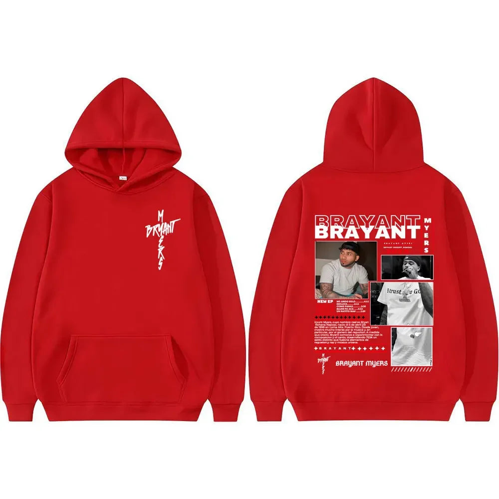Buy The Best By Artsulli - Art is Long Life Short - Rapper Bryant Myers 2025 Tour Cover Pullover Men Women Fashion Street Pop Music Hoodie
