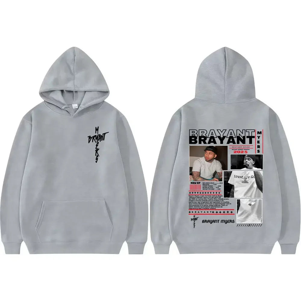 Buy The Best By Artsulli - Art is Long Life Short - Rapper Bryant Myers 2025 Tour Cover Pullover Men Women Fashion Street Pop Music Hoodie