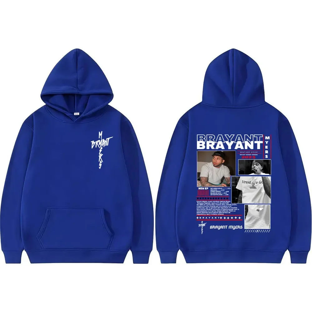 Buy The Best By Artsulli - Art is Long Life Short - Rapper Bryant Myers 2025 Tour Cover Pullover Men Women Fashion Street Pop Music Hoodie