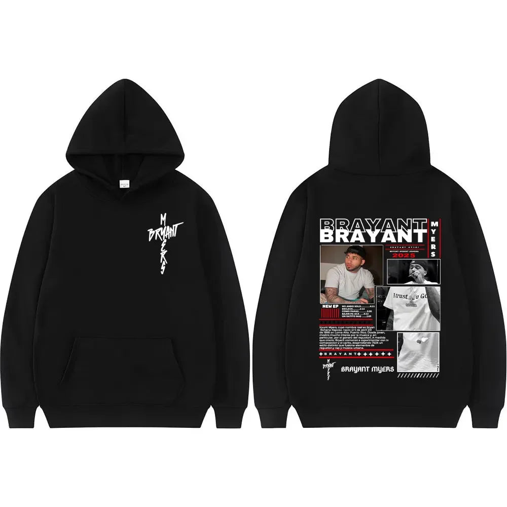Buy The Best By Artsulli - Art is Long Life Short - Rapper Bryant Myers 2025 Tour Cover Pullover Men Women Fashion Street Pop Music Hoodie