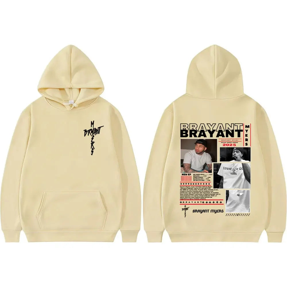 Buy The Best By Artsulli - Art is Long Life Short - Rapper Bryant Myers 2025 Tour Cover Pullover Men Women Fashion Street Pop Music Hoodie