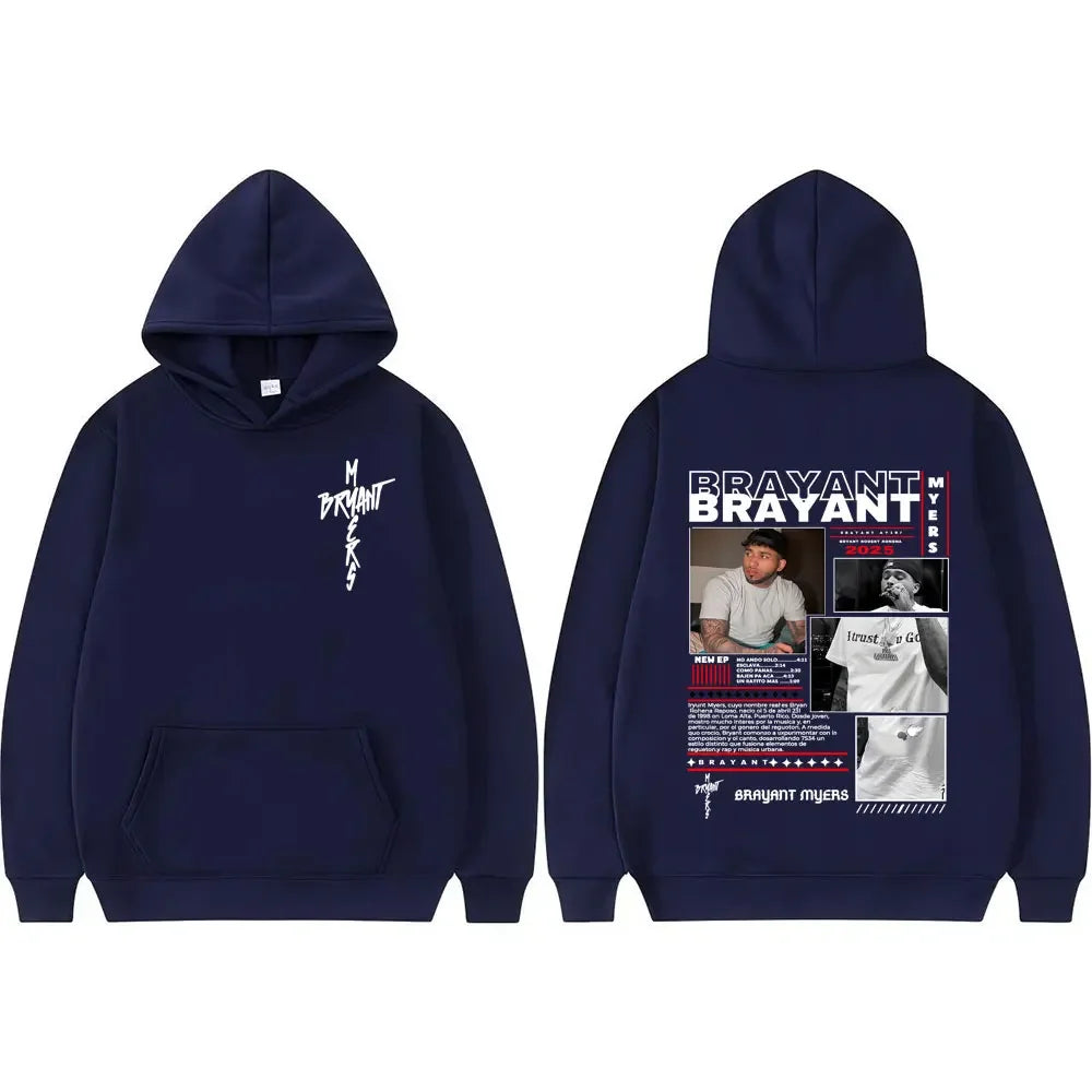 Buy The Best By Artsulli - Art is Long Life Short - Rapper Bryant Myers 2025 Tour Cover Pullover Men Women Fashion Street Pop Music Hoodie