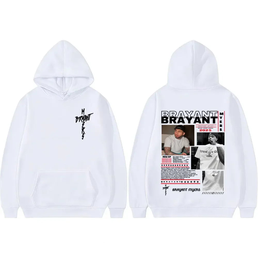 Buy The Best By Artsulli - Art is Long Life Short - Rapper Bryant Myers 2025 Tour Cover Pullover Men Women Fashion Street Pop Music Hoodie
