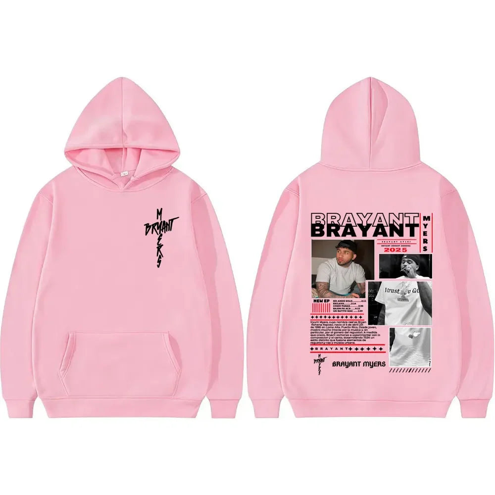 Buy The Best By Artsulli - Art is Long Life Short - Rapper Bryant Myers 2025 Tour Cover Pullover Men Women Fashion Street Pop Music Hoodie