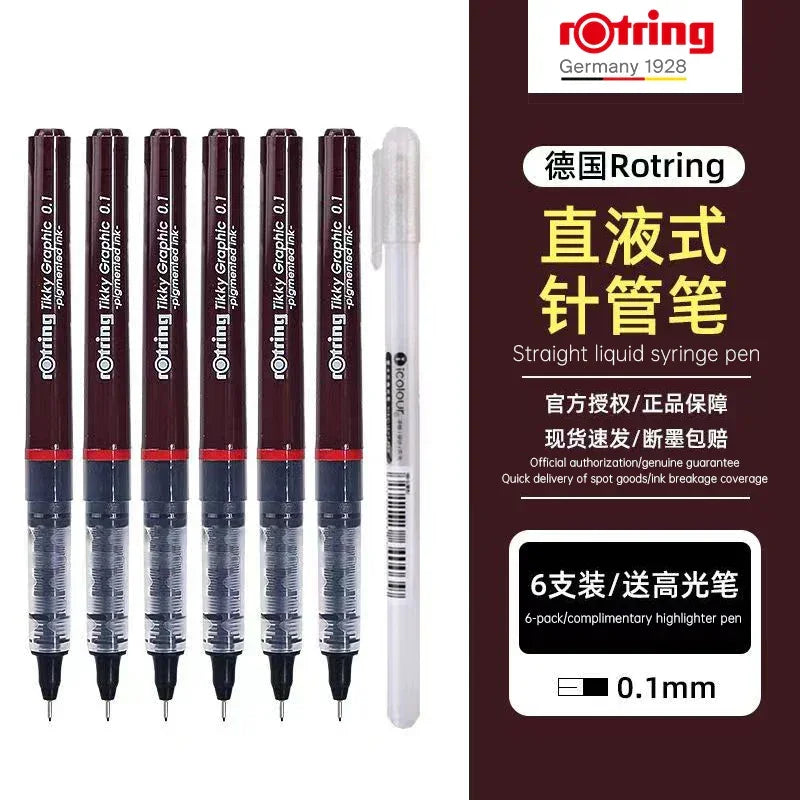 Buy The Best By Artsulli - Art is Long Life Short - Rotring Tikky Graphic Fineliner Pigma Micron Fine Pens Smooth Ink Drawing Pen Sketch