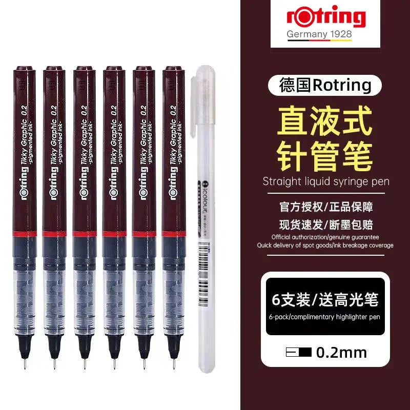 Buy The Best By Artsulli - Art is Long Life Short - Rotring Tikky Graphic Fineliner Pigma Micron Fine Pens Smooth Ink Drawing Pen Sketch