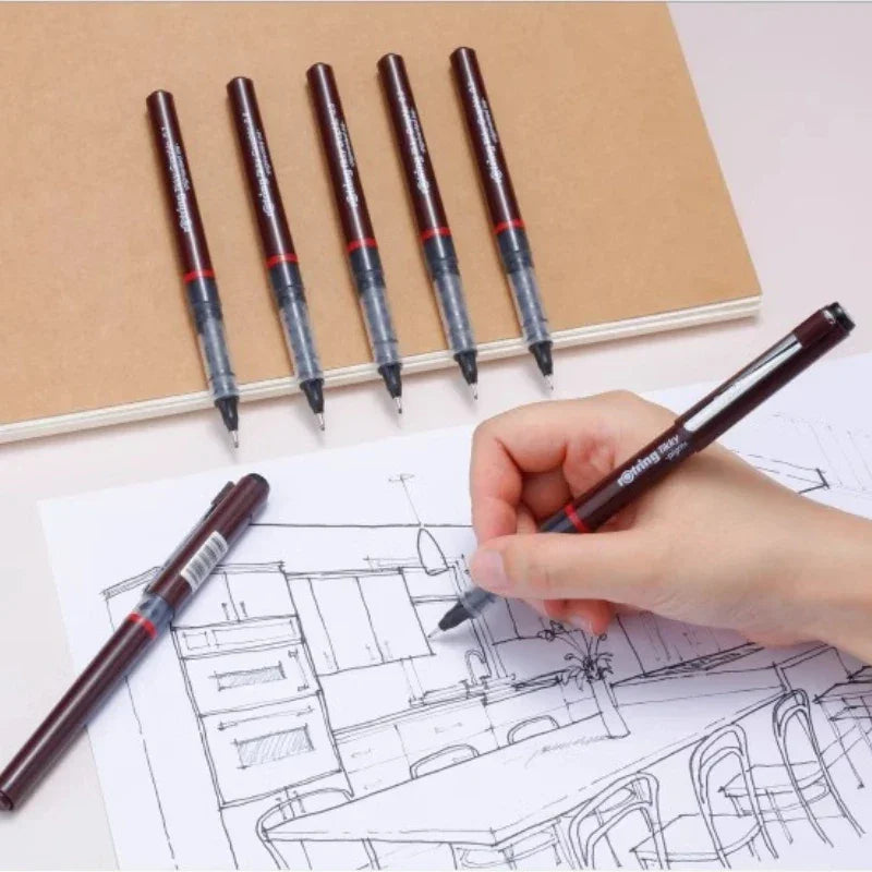 Buy The Best By Artsulli - Art is Long Life Short - Rotring Tikky Graphic Fineliner Pigma Micron Fine Pens Smooth Ink Drawing Pen Sketch