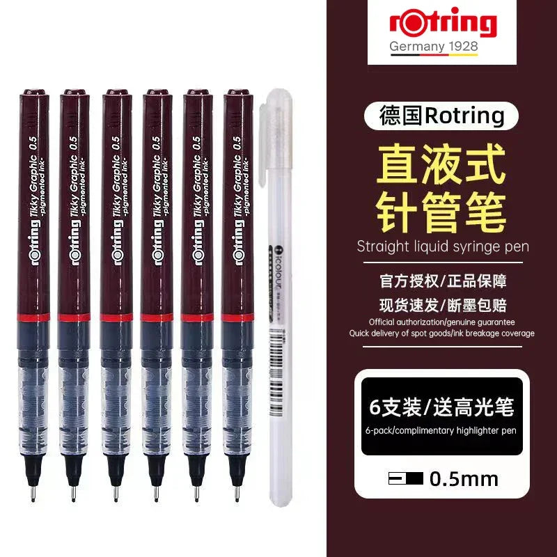 Buy The Best By Artsulli - Art is Long Life Short - Rotring Tikky Graphic Fineliner Pigma Micron Fine Pens Smooth Ink Drawing Pen Sketch