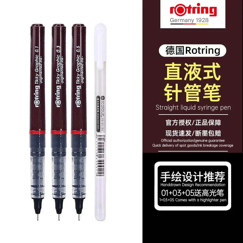 Buy The Best By Artsulli - Art is Long Life Short - Rotring Tikky Graphic Fineliner Pigma Micron Fine Pens Smooth Ink Drawing Pen Sketch