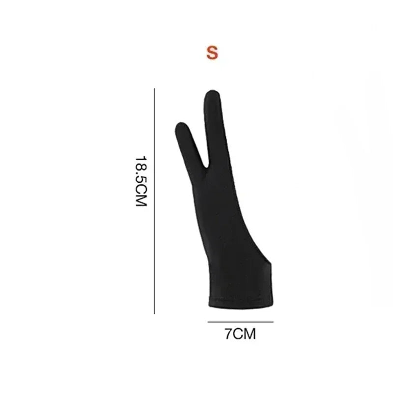 Buy The Best By Artsulli - Art is Long Life Short - S/M/L Two-Finger Drawing Gloves Anti-touch Anti-fouling for Tablet Digital Board Touch