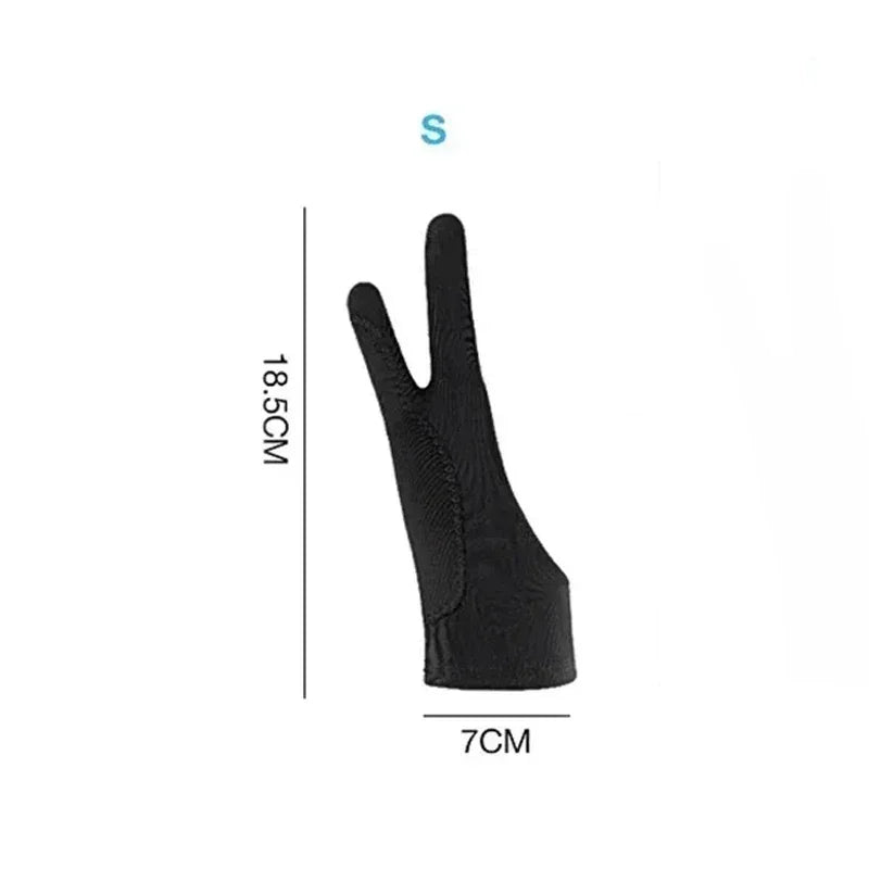 Buy The Best By Artsulli - Art is Long Life Short - S/M/L Two-Finger Drawing Gloves Anti-touch Anti-fouling for Tablet Digital Board Touch