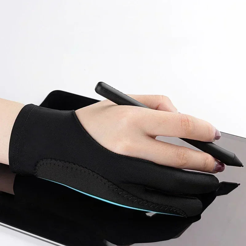 Buy The Best By Artsulli - Art is Long Life Short - S/M/L Two-Finger Drawing Gloves Anti-touch Anti-fouling for Tablet Digital Board Touch