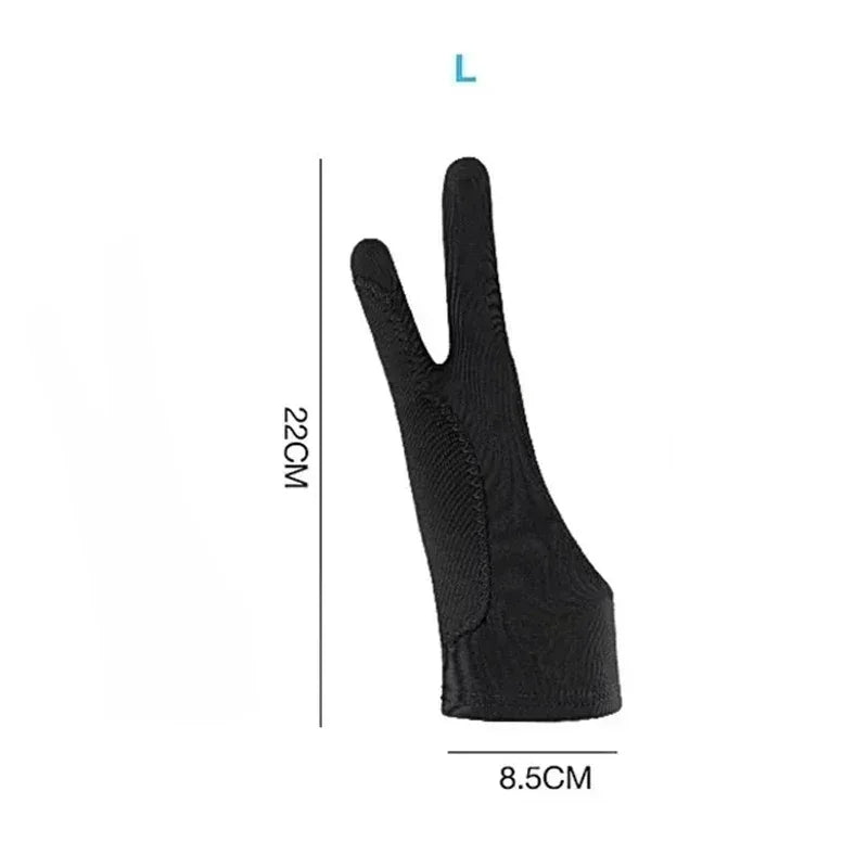 Buy The Best By Artsulli - Art is Long Life Short - S/M/L Two-Finger Drawing Gloves Anti-touch Anti-fouling for Tablet Digital Board Touch