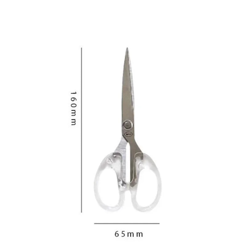Buy The Best By Artsulli - Art is Long Life Short - Simplicity Transparent Handle Stationery Scissors Home Furnishing for Fine Soft Decor