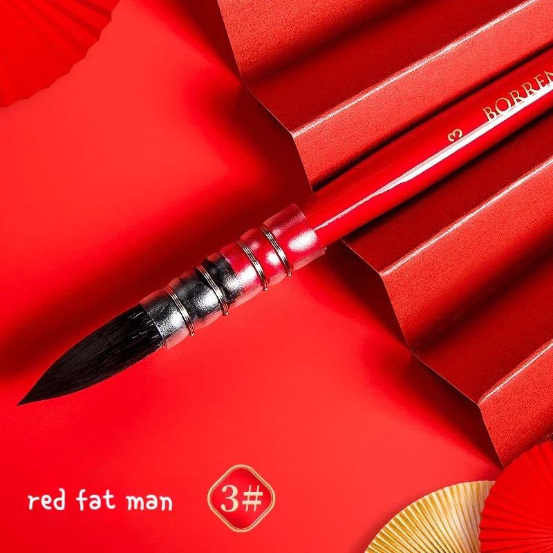 Buy The Best By Artsulli - Art is Long Life Short - Squirrel Hair Round Head Pointed Mop Brush Watercolor Paint Brushes Gouache Pen Hook