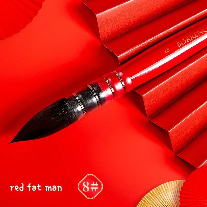 Buy The Best By Artsulli - Art is Long Life Short - Squirrel Hair Round Head Pointed Mop Brush Watercolor Paint Brushes Gouache Pen Hook