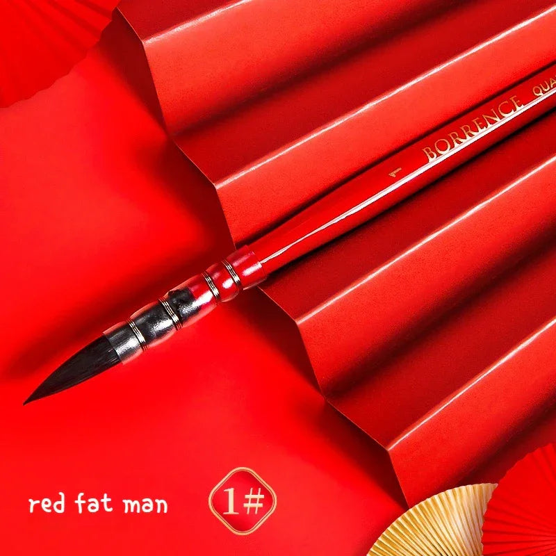 Buy The Best By Artsulli - Art is Long Life Short - Squirrel Hair Round Head Pointed Mop Brush Watercolor Paint Brushes Gouache Pen Hook