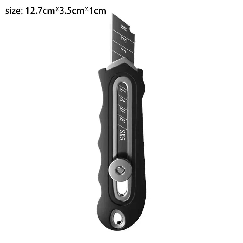 Buy The Best By Artsulli - Art is Long Life Short - Stainless Steel Industrial Utility Knife Replaceable High Carbon Blade Paper Cutter