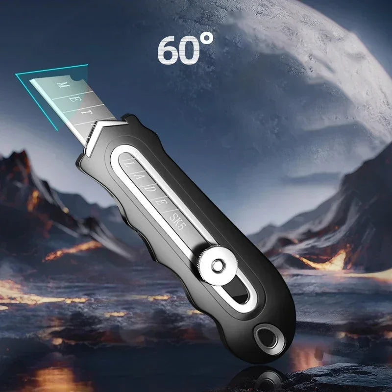 Buy The Best By Artsulli - Art is Long Life Short - Stainless Steel Industrial Utility Knife Replaceable High Carbon Blade Paper Cutter