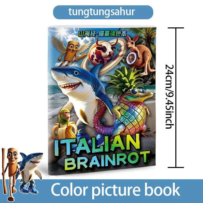 Buy The Best By Artsulli - Art is Long Life Short - Steal A Brainrot Coloring Books Sketchbook School Colors Painting Supplies 67 House 9