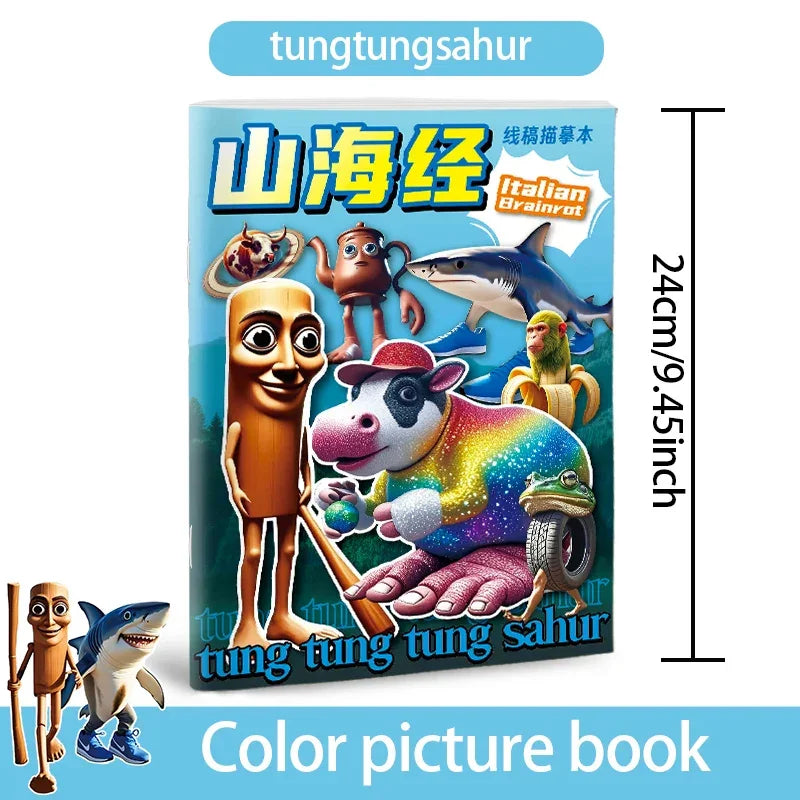 Buy The Best By Artsulli - Art is Long Life Short - Steal A Brainrot Coloring Books Sketchbook School Colors Painting Supplies 67 House 9