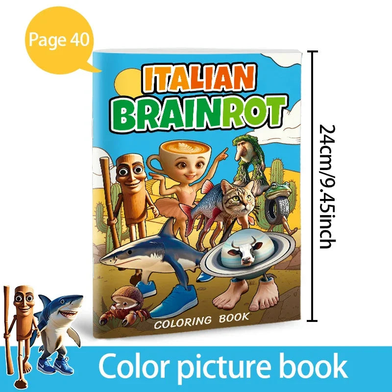 Buy The Best By Artsulli - Art is Long Life Short - Steal A Brainrot Coloring Books Sketchbook School Colors Painting Supplies 67 House 9